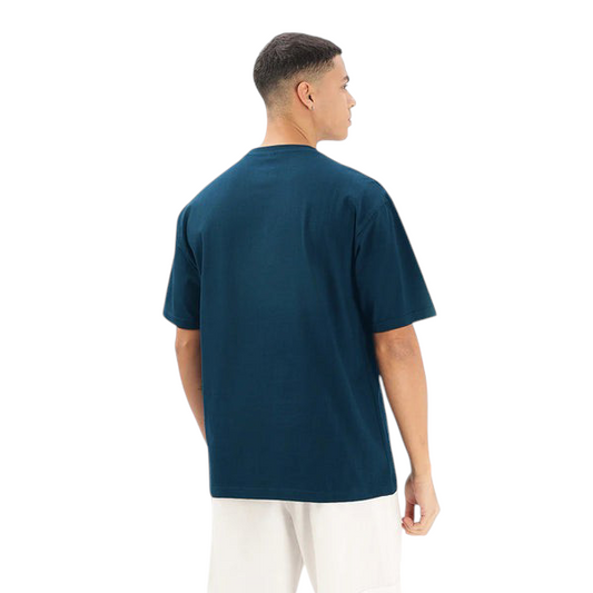 Minimalist Petrol Drop Shoulder Oversized T-Shirt – Unisex Streetwear