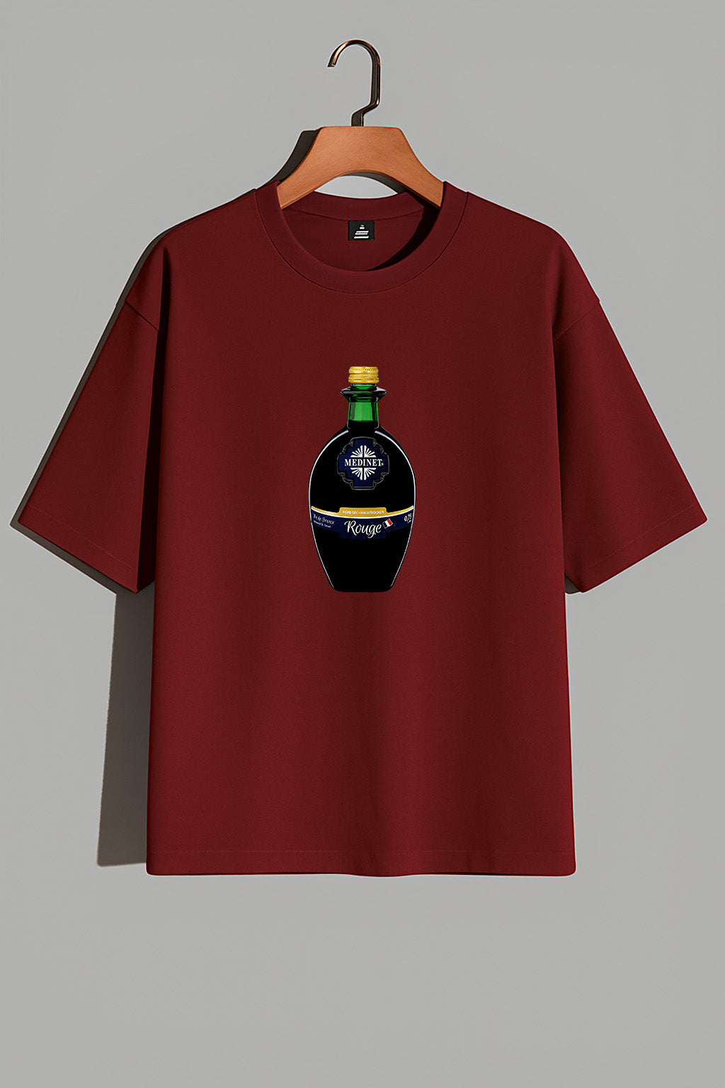 Premium Medinet Wine Bottle Oversized Tee