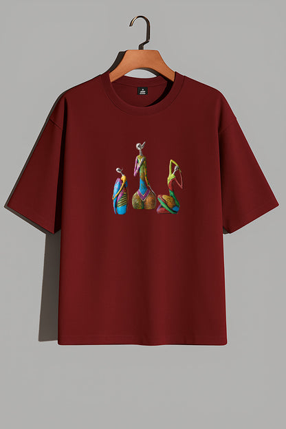 Premium Artful Expression Oversized Tee