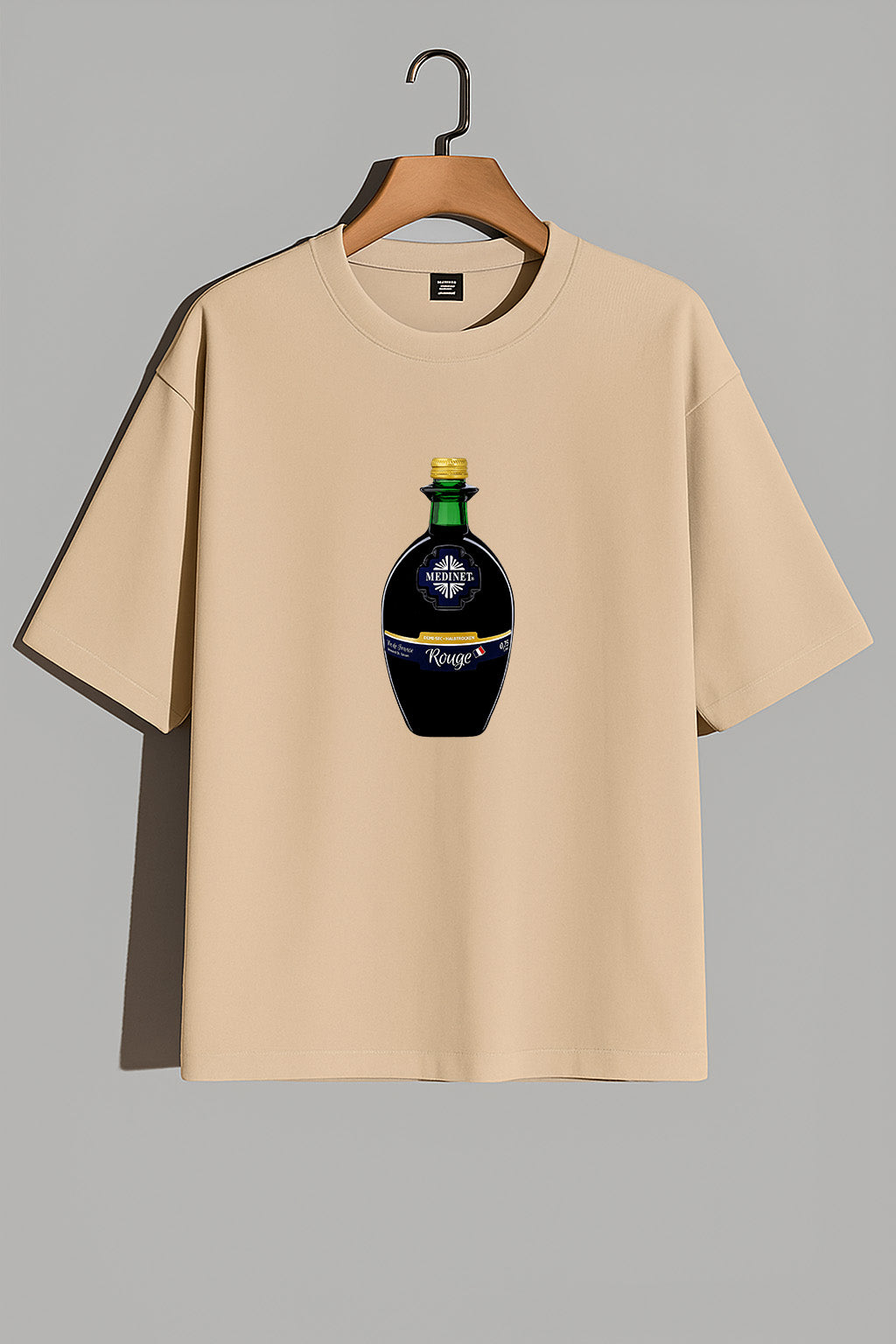 Premium Medinet Wine Bottle Oversized Tee