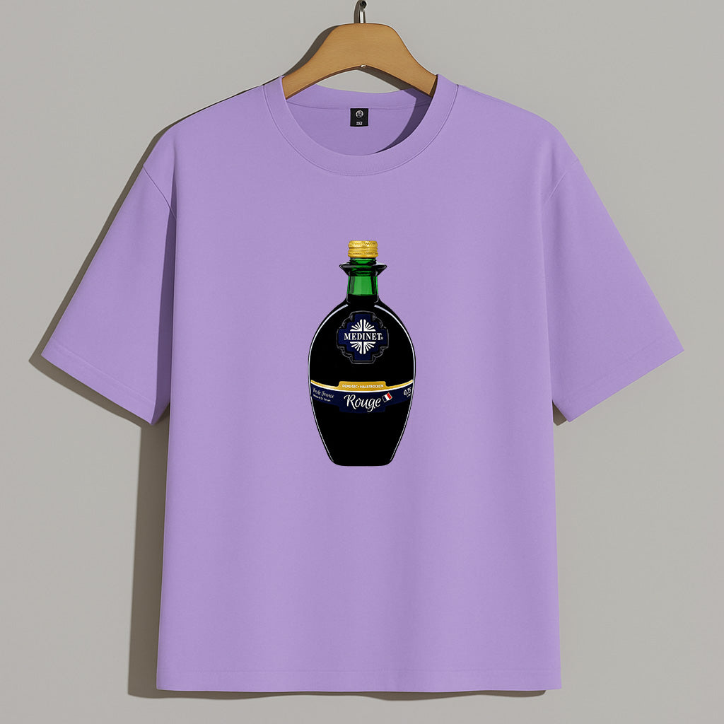 Premium Medinet Wine Bottle Oversized Tee