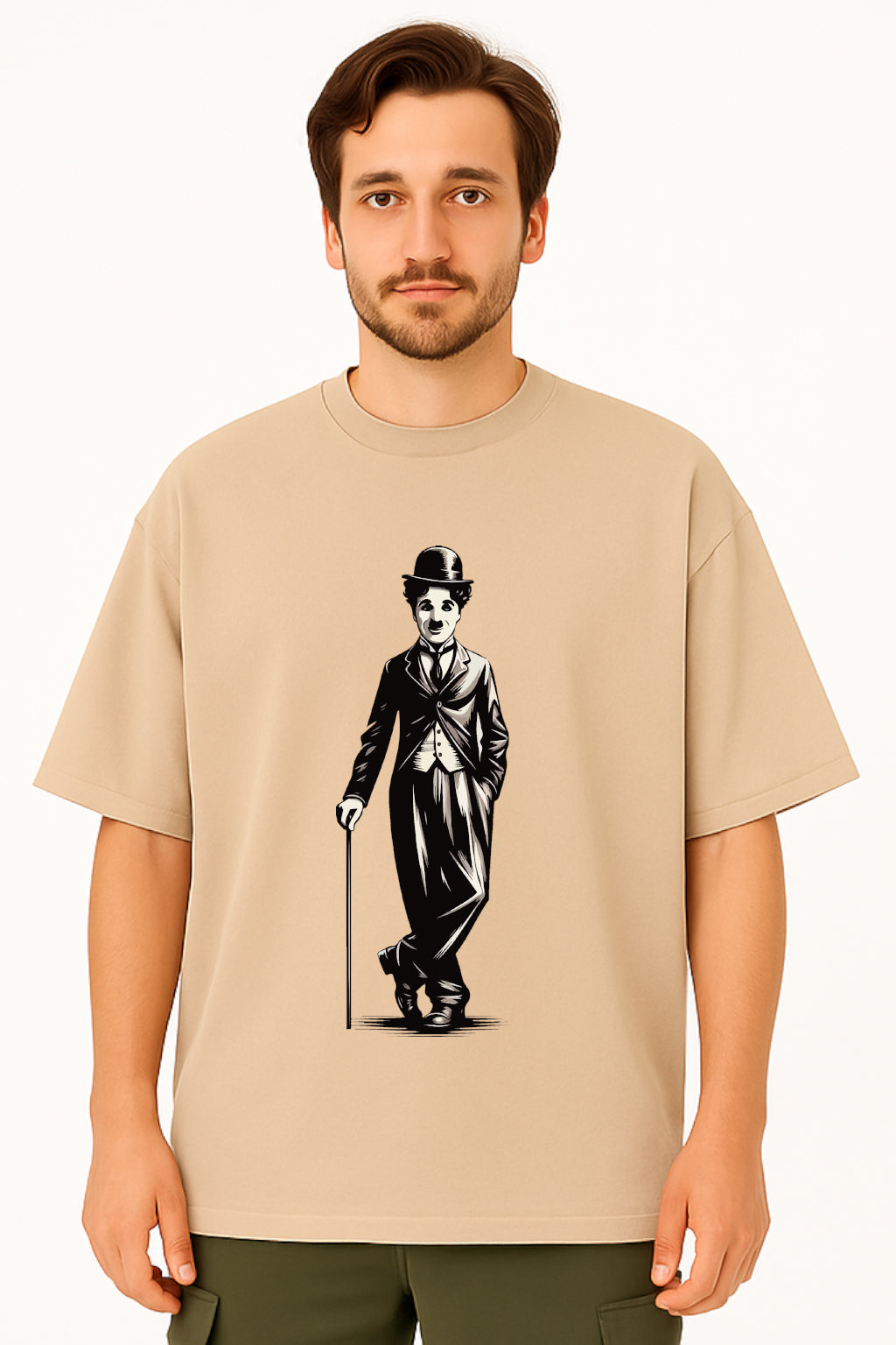 Vintage Charlie Chaplin Graphic Tee