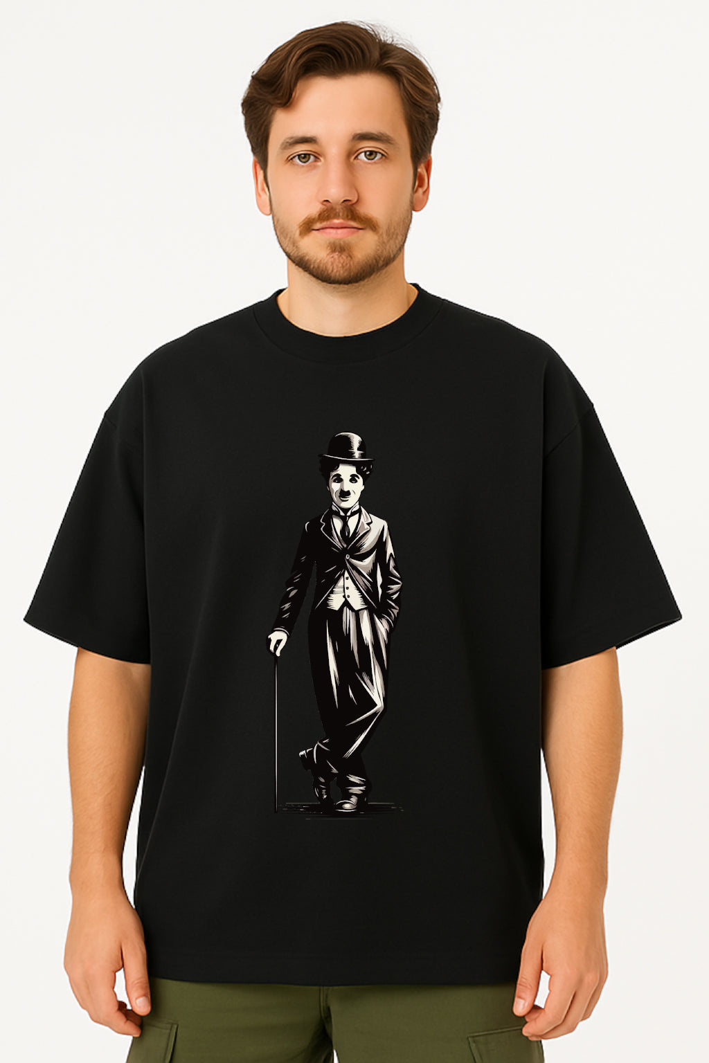 Vintage Charlie Chaplin Graphic Tee