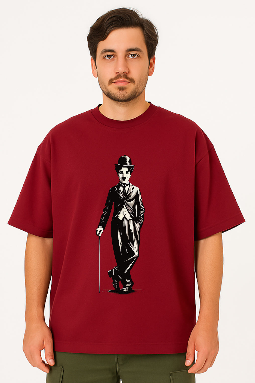 Vintage Charlie Chaplin Graphic Tee