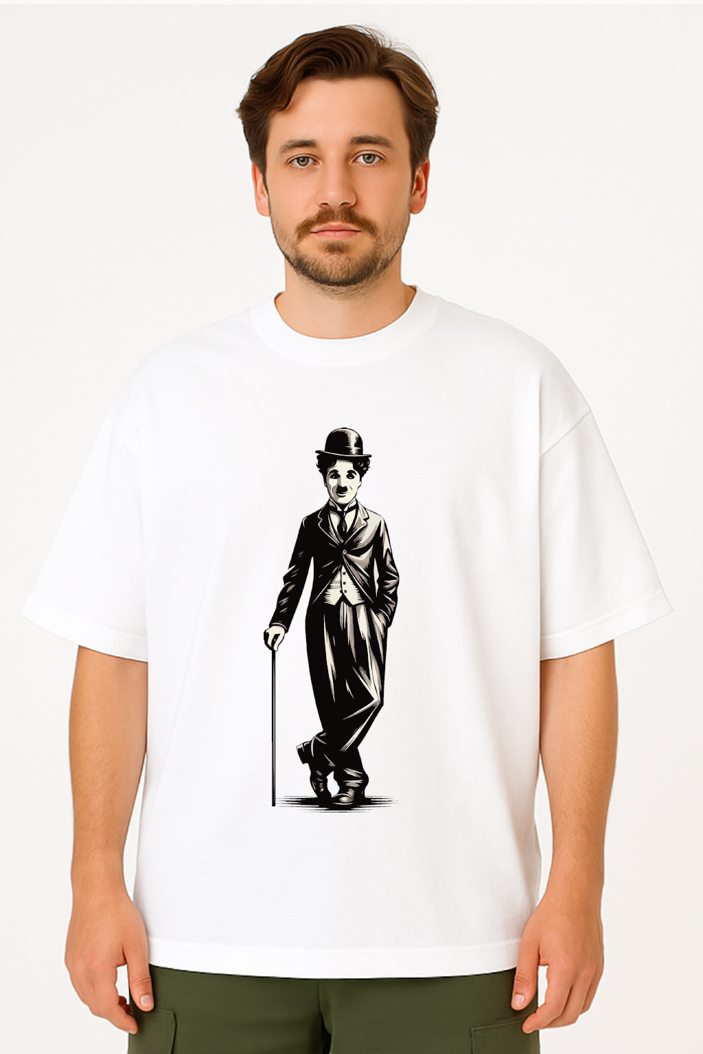 Vintage Charlie Chaplin Graphic Tee