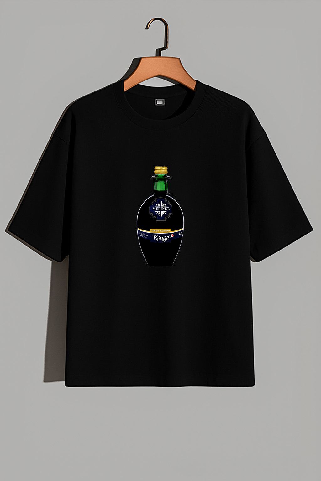 Premium Medinet Wine Bottle Oversized Tee