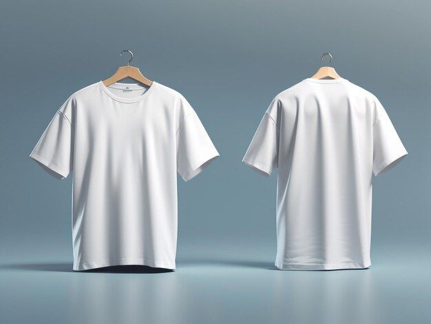 Minimalist White Drop Shoulder Oversized T-Shirt – Unisex Streetwear