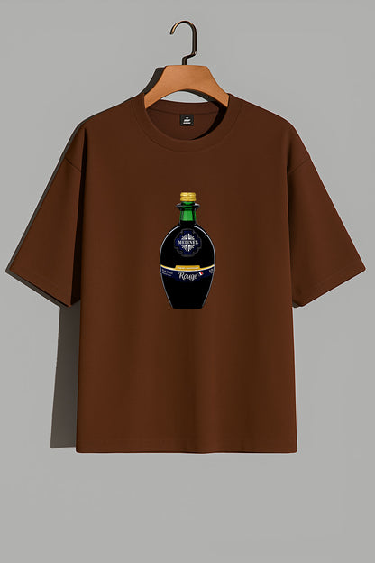 Premium Medinet Wine Bottle Oversized Tee