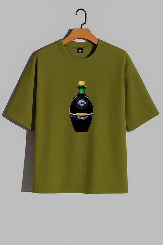 Premium Medinet Wine Bottle Oversized Tee